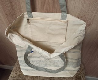 Bolso Tote Skechers Lona Rayas