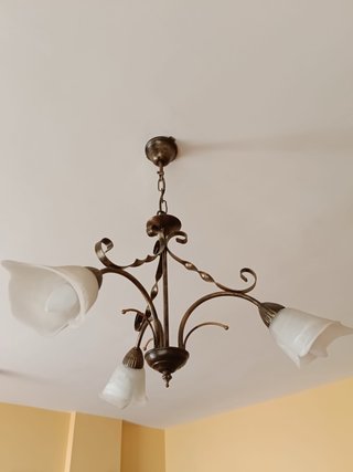 Lámpara de forja 3 luces