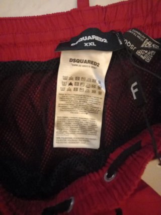 Costume da bagno DSQUARED2 rosso