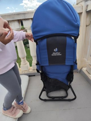Mochila portabebés senderismo azul