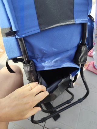 Mochila portabebés senderismo azul