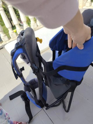 Mochila portabebés senderismo azul