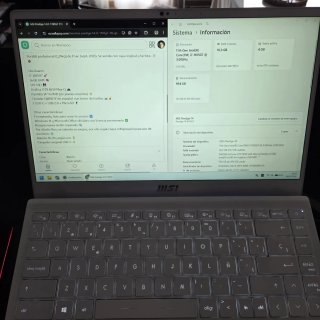 MSI Ultrabook i7 11ª 16GB RAM 1TB SSD GTX