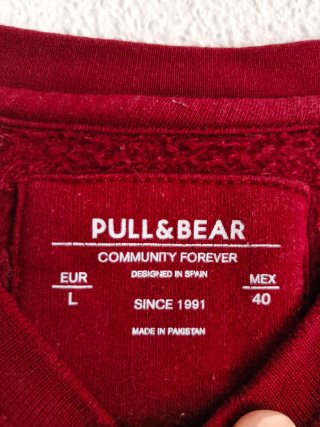 Sudadera Pull&Bear Tricolor