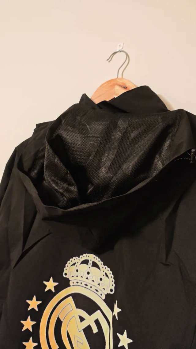 Chaqueta Cortavientos Impermeable Real Madrid