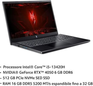 Portátil Gaming Acer Nitro V15