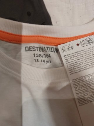 2 Camisetas niño 1 Blanca y 1 Estampada