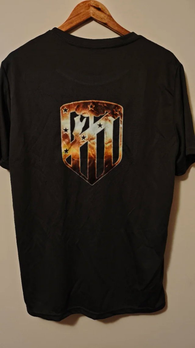 Camiseta Técnica Atlético de Madrid Negra