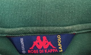 Polo Robe di Kappa Verde Taglia XX Large