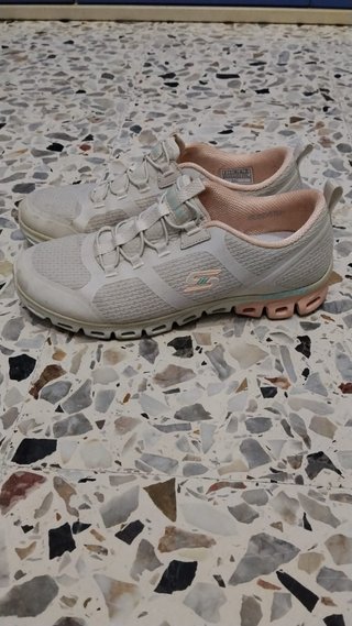 Scarpe da ginnastica donna bianche e rosa