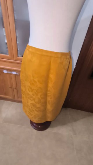 Conjunto traje mujer 2 piezas dorado