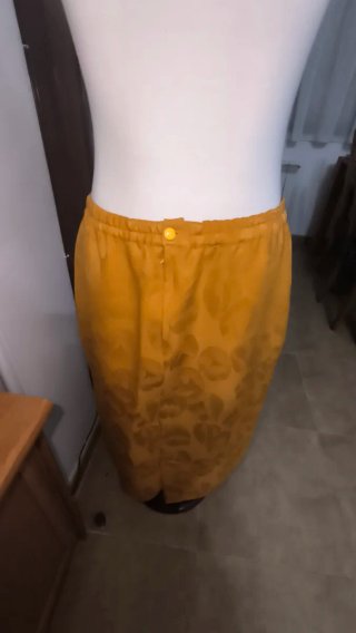 Conjunto traje mujer 2 piezas dorado