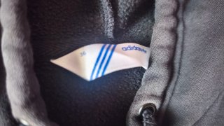 Sudadera Adidas Negra con Logo Trefoil