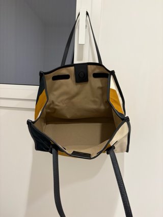 Borsa shopper S.P. a blocchi di colore