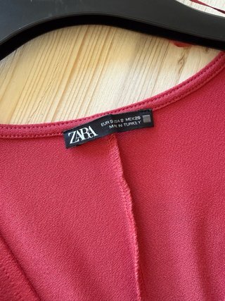 Abito midi Zara rosso taglia unica