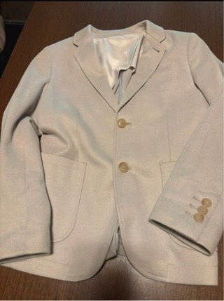 Americana elegante niño beige talla 10