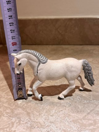 Figura caballo blanco juguete
