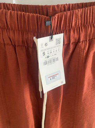 Pantalón Zara teja