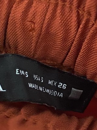 Pantalón Zara teja