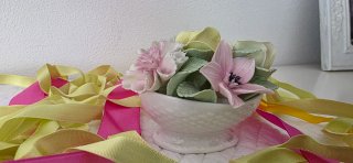 Piccolo bouquet fiori in  porcellana di Coalport