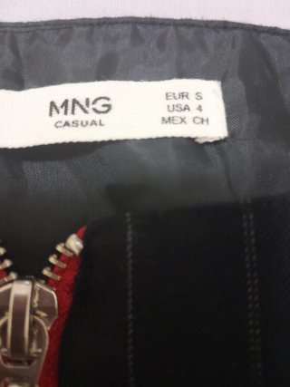 Vestido Peto Mango Talla M Rayas