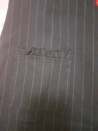 Vestido Peto Mango Talla M Rayas