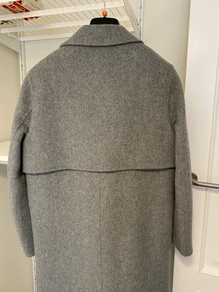 Abrigo de lana gris nuevo