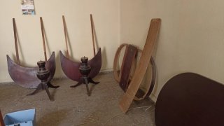 Mesa comedor madera maciza vintage