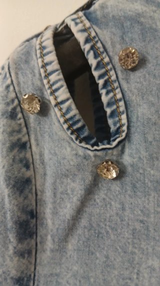 Vestito jeans denim donna