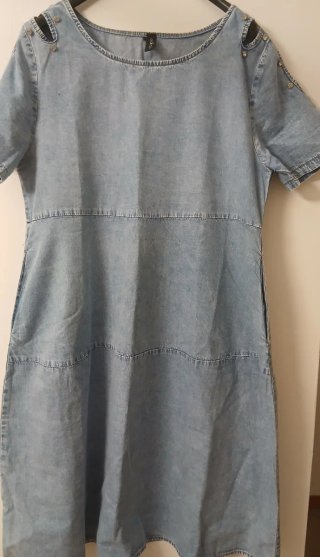 Vestito jeans denim donna