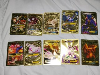 Paquete de Cartas Pokémon Doradas