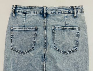 Falda vaquera larga SHEIN azul