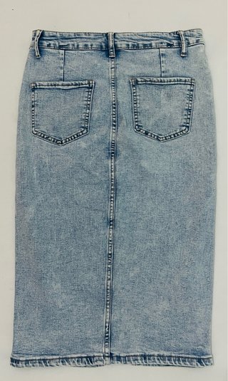 Falda vaquera larga SHEIN azul