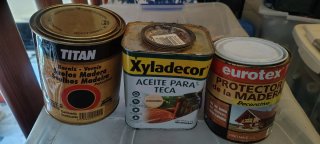Lote 3 productos madera: Titan, Xyladecor, Eurotex
