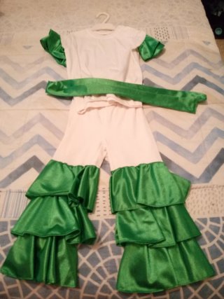 Disfraz de Dinosaurio Verde Talla 10años