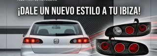 Pilotos Seat Ibiza 6L (02-08) Fondo Negro