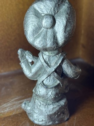 Statuetta scugnizzo vintage con banjo