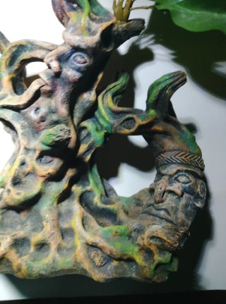 Ornamento Tiki per Terrari/Acquari Exoterra.