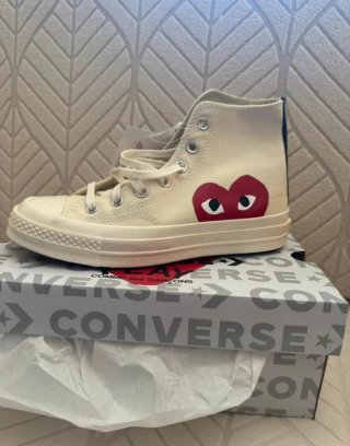 Converse x Comme des Garçons PLAY Talla 37.5