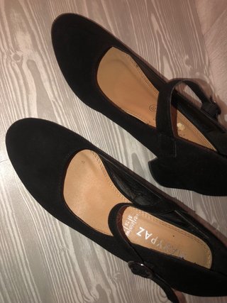 Tacones negros talla 38