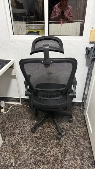Silla ergonómica de oficina Negra