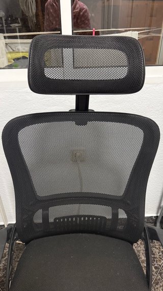 Silla ergonómica de oficina Negra