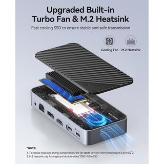 Docking Station USB C 12en1 SSD M.2 ORICO NUEVO