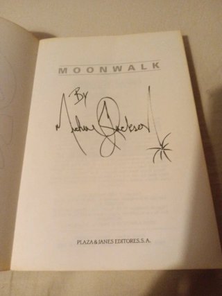 Libro de coleccionista Moonwalk PRIMERA ed. 1988