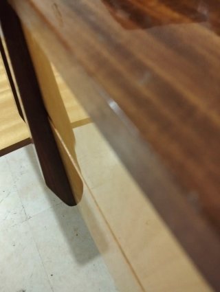 2 Mesitas Noche Vintage Madera  , brillo