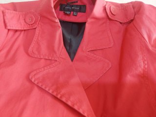 Gabardina Zara Woman rosa fucsia Talla L
