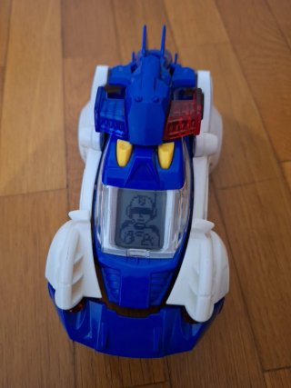 Coche Policía Dinosaurio Transformable