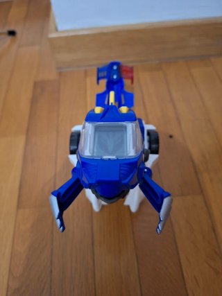 Coche Policía Dinosaurio Transformable