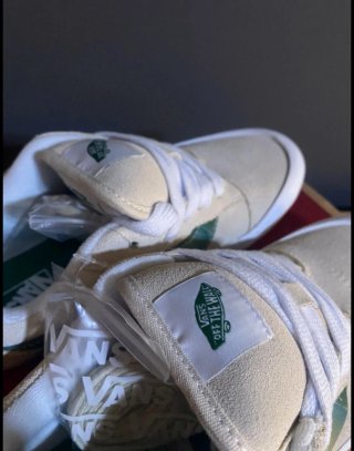 Vans Knu Skool Beige/Verde
