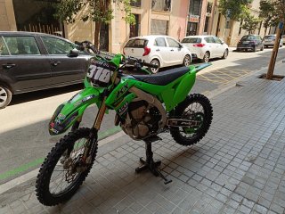 Kawasaki KXF 450 año 2022 aceites y filtros cambia